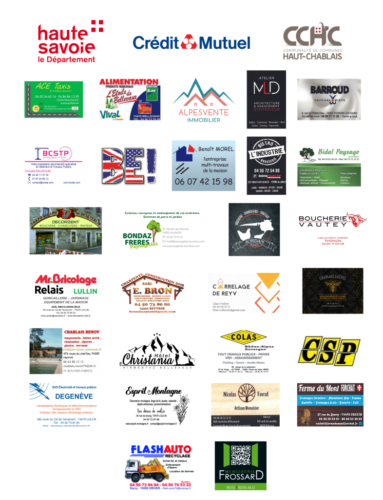 les partenaires du fc brevon